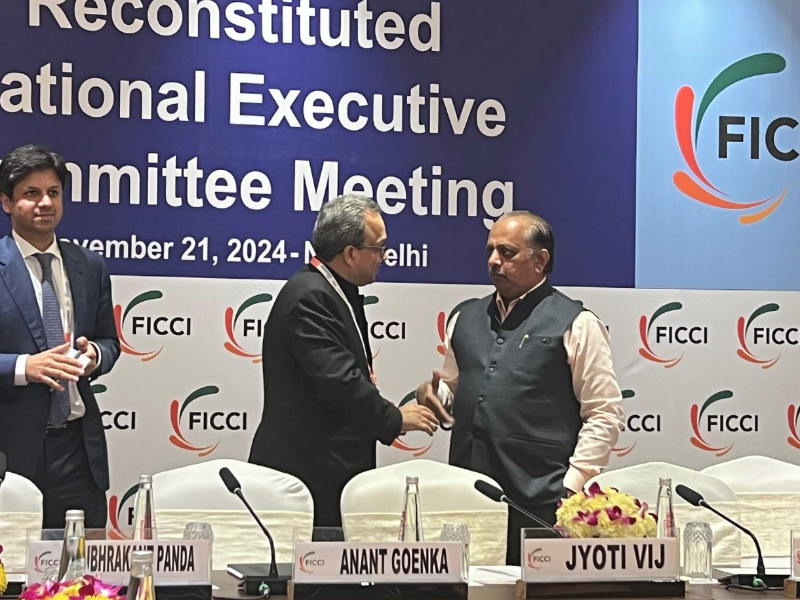 Ficci चे नूतन अध्यक्ष हर्षवर्धन अग्रवाल आणि उपाध्यक्ष अनंत गोयंका यांचे अभिनंदन