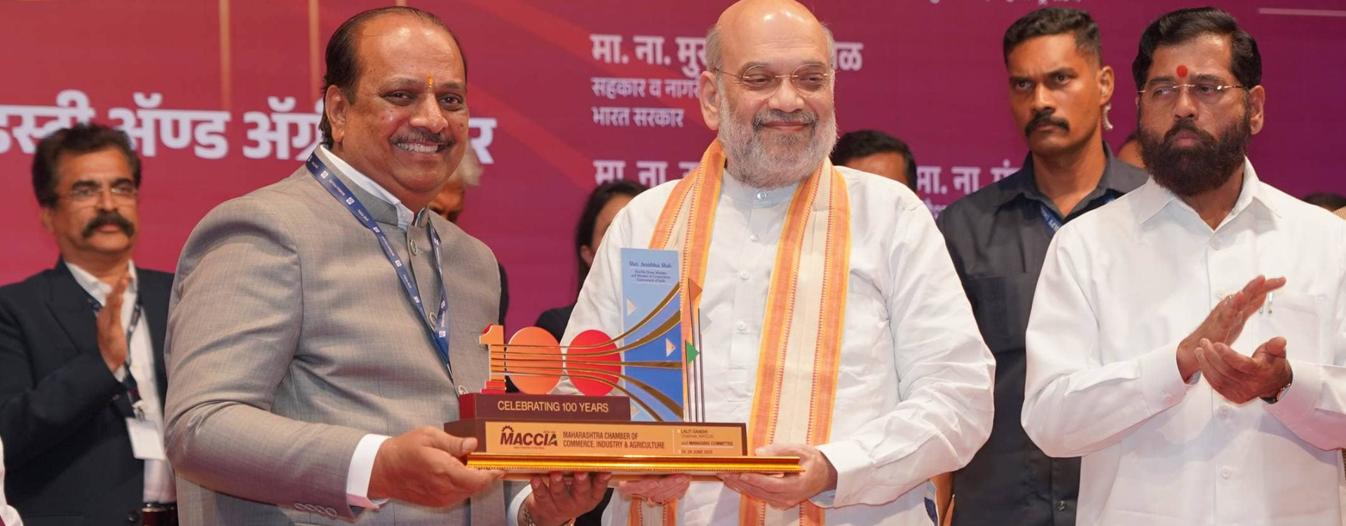 Shri. Lalit Gandhi, Shri. Amit Shah and Shri. E